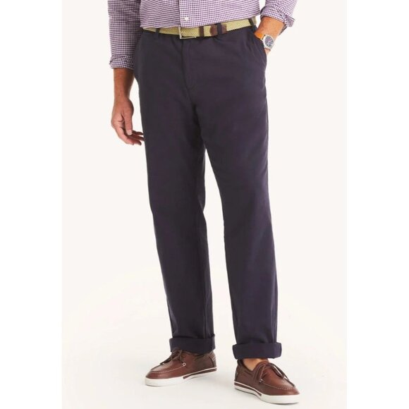 Nautica Men's Classic Fit Deck Pant True Navy Sz 34X32 - Picture 14 of 14